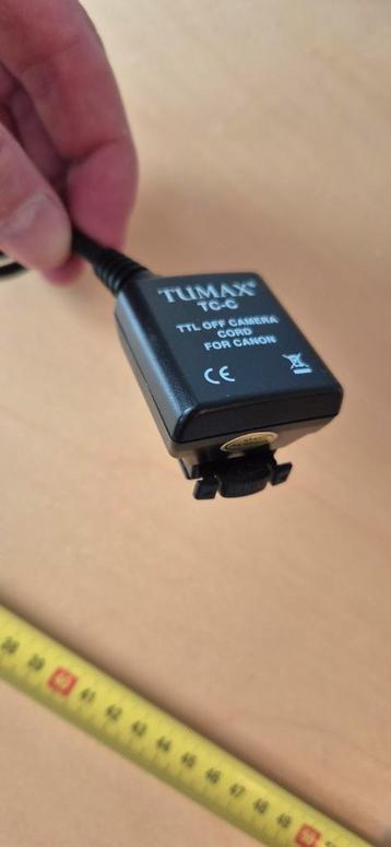 Tumax TC-C TTL Flitskabel voor Canon beschikbaar voor biedingen