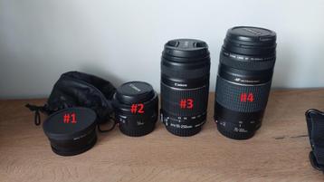 Canon lenzen – EF & EF-S & Fisheye/Macro beschikbaar voor biedingen
