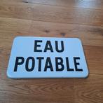 Antiek emaille bord 40x20cm, Ophalen of Verzenden