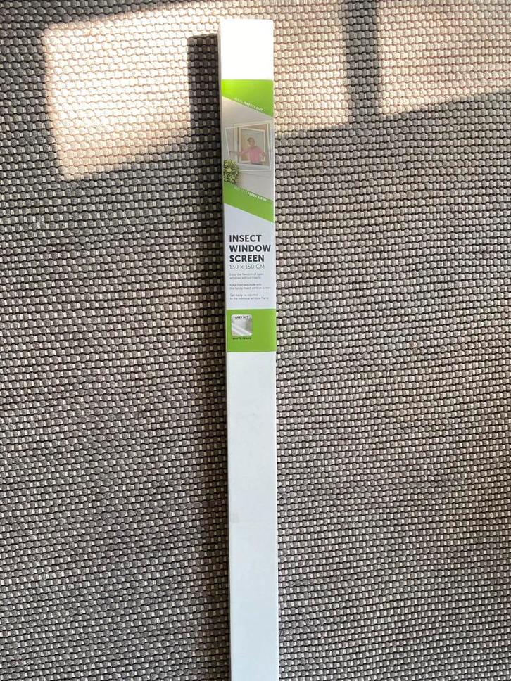 Insectenhor 130x150 NIEUW, Doe-het-zelf en Verbouw, Deuren en Horren, Zo goed als nieuw, Overige typen, Minder dan 200 cm, 80 tot 100 cm