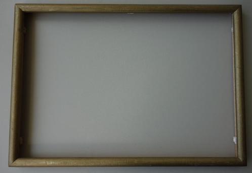 Schilderijlijst goudkleur Mini B hout brons 20.5x30.5 cm, Huis en Inrichting, Woonaccessoires | Lijsten, Gebruikt, Minder dan 50 cm