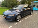 Volvo S40 2.0 2010 Blauw, Auto's, Zwart, 4 cilinders, Blauw, Leder en Stof