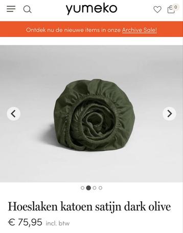 Hoeslaken yumeko beschikbaar voor biedingen