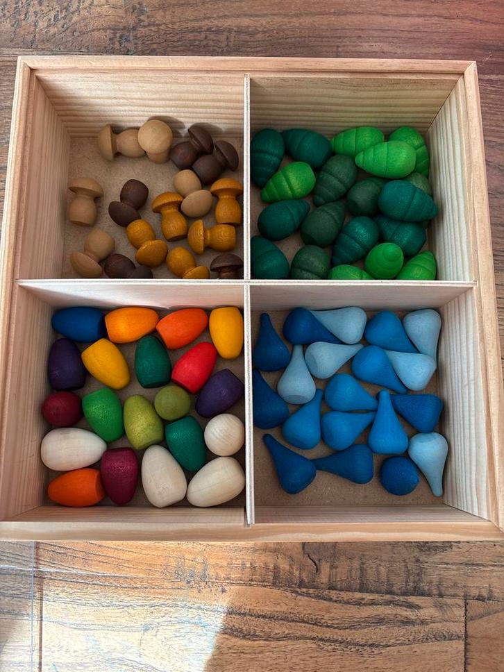 Grapat Houten Speelgoed - Open Einde, Kinderen en Baby's, Speelgoed | Educatief en Creatief, Zo goed als nieuw, Bouwen, Ophalen