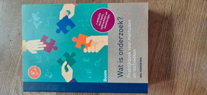 Nel Verhoeven - Wat is onderzoek?, Boeken, Wetenschap, Zo goed als nieuw, Ophalen of Verzenden