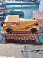 Houten Auto Model - Vintage Handgemaakt, Antiek en Kunst, Antiek | Speelgoed, Ophalen of Verzenden