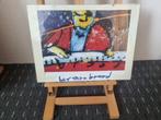herman brood ingelijst, Ophalen of Verzenden, Minder dan 50 cm, Schilderij, Minder dan 50 cm