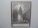 oude prent Amsterdam standbeeld Rembrandt, Ophalen of Verzenden
