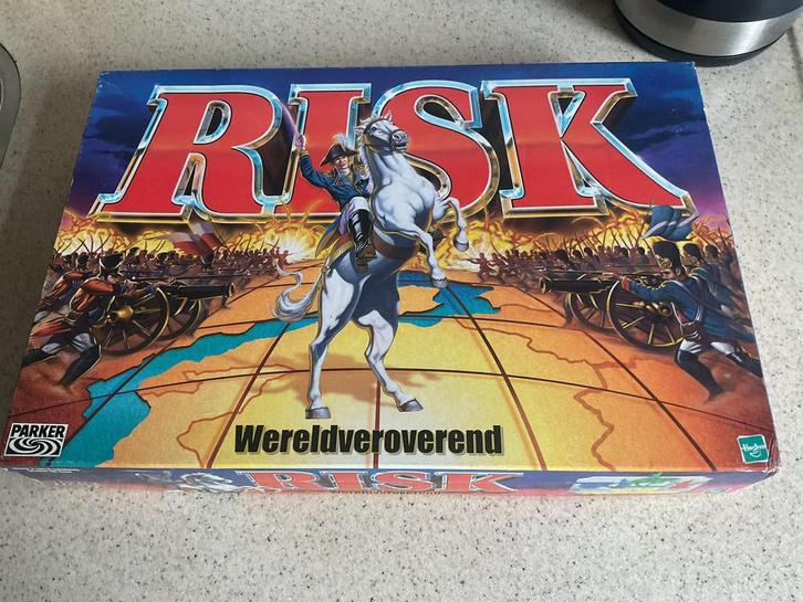 Risk Bordspel - Parker -Wereldverovering!, Hobby en Vrije tijd, Gezelschapsspellen | Bordspellen, Gebruikt, Drie of vier spelers
