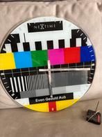 Defecte Klok met Testbeeld - Voor de Handige Harry!, Huis en Inrichting, Woonaccessoires | Klokken, Ophalen, Gebruikt, Analoog