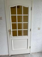 massieve binnendeur met 12 ramen, Doe-het-zelf en Verbouw, Deuren en Horren, Ophalen, Gebruikt, 80 tot 100 cm, Binnendeur