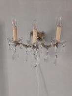 Set wand kroonluchters kristal, Antiek en Kunst, Antiek | Lampen, Ophalen