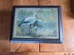 Antiek blik vogelafbeelding, Antiek en Kunst, Ophalen of Verzenden