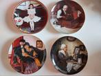 4 Norman Rockwell Borden Golden Moments & Sitting Pretty?, Ophalen of Verzenden