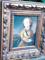 Olieverf Schilderij "De Jonkheer" in Barok Lijst