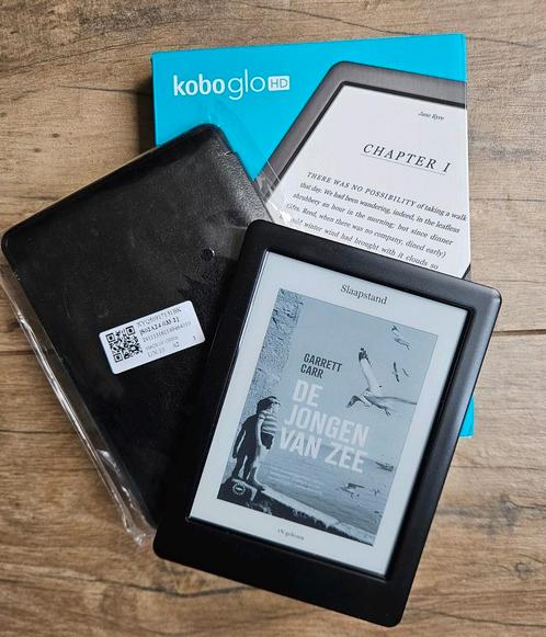 Mooie Kobo Glo HD ereader met nieuwe sleepcover, Computers en Software, E-readers, Zo goed als nieuw, 6 inch of minder, 4 GB of minder