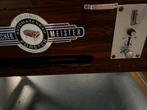 Tafel voetbal Deutscher Meister old school oranje wit, Ophalen, Gebruikt