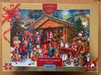 Gibsons Kerstpuzzel, Ophalen of Verzenden, 500 t/m 1500 stukjes, Zo goed als nieuw