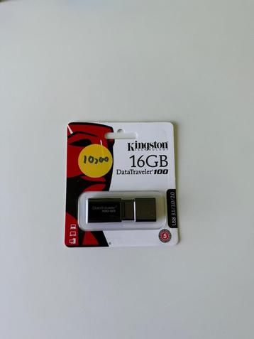 Nieuwe Kingston USB-stick – 16 GB – USB 3.0 te koop beschikbaar voor biedingen