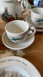 Wedgwood PETER RABBIT kinderservies, Ophalen of Verzenden, Zo goed als nieuw, Wedgwood, Kop(pen) en/of Schotel(s)