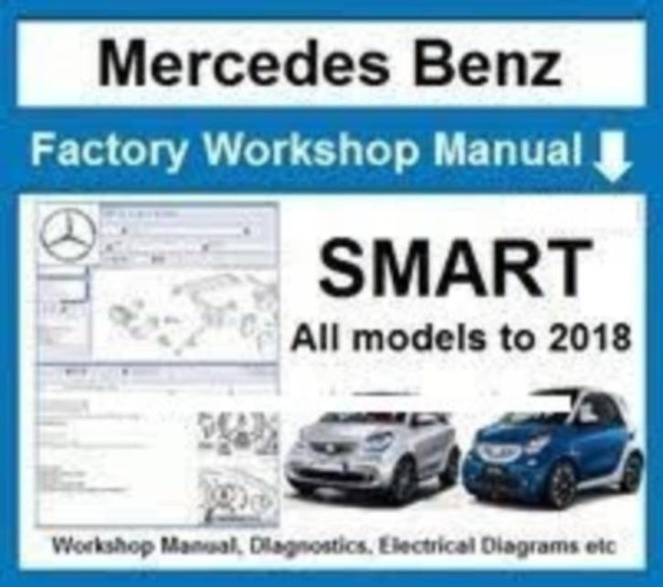 Smart modellen tm 2018 Mercedes WIS ASRA EPC 2019 op usb, Auto diversen, Handleidingen en Instructieboekjes, Verzenden
