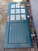 Hardhouten achterdeur, Doe-het-zelf en Verbouw, Deuren en Horren, Ophalen, Gebruikt, 80 tot 100 cm, 200 tot 215 cm