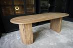 Eettafel Mangohout Naturel Ovaal 215x100x78