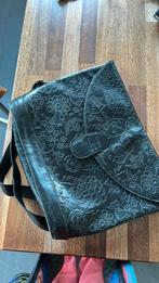 Vintage beauty van Kaszer, schoudertas, Ophalen of Verzenden, Gebruikt, Zwart, Leer