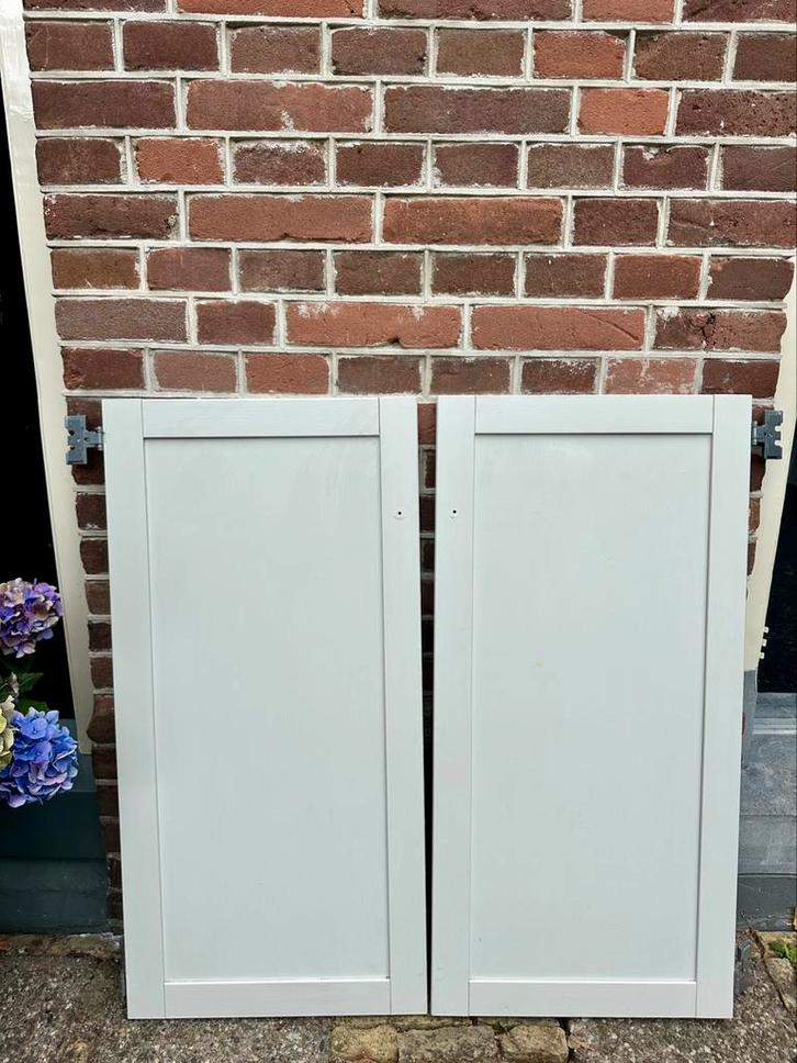 Lundia kastdeuren – 80x39 cm – wit – 2 sets (4 stuks), Huis en Inrichting, Kasten | Overige, Zo goed als nieuw, Ophalen