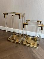 Richmond kandelaar windlicht goud, Huis en Inrichting, Ophalen of Verzenden, Zo goed als nieuw, Overige materialen, Minder dan 25 cm