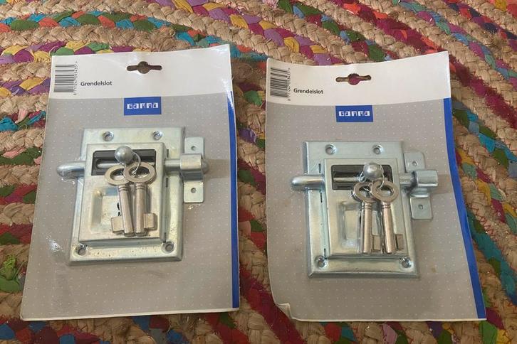Nieuw Gamma Grendelslot - Grendel Slot Deur Poort DeurSlot, Doe-het-zelf en Verbouw, Hang- en Sluitwerk, Nieuw, Schuif of Grendel