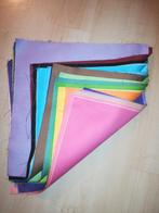 Zo'n 250x katoen verschillende stoffen lappen 25x25 cm, Ophalen of Verzenden