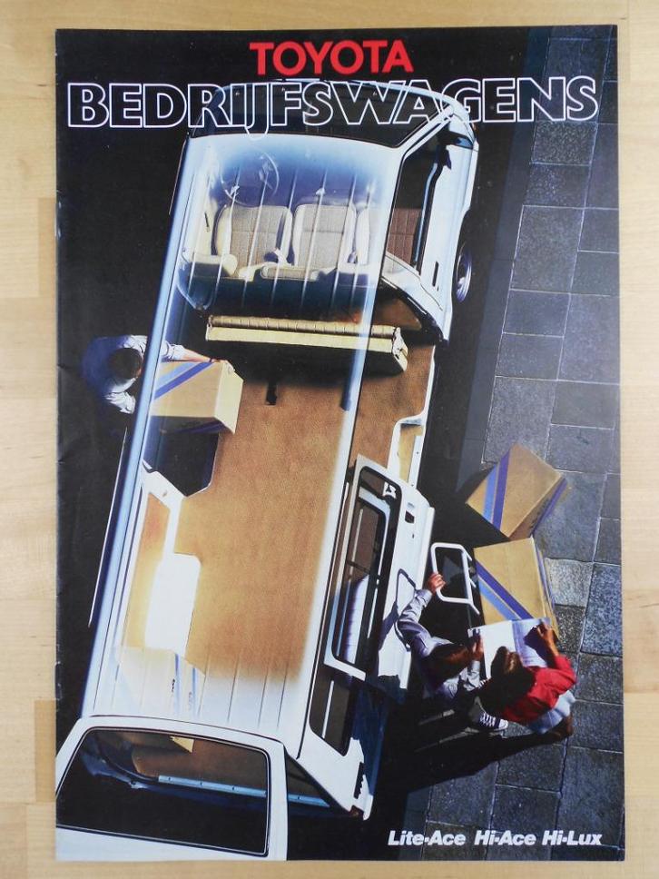 Toyota HiLux HiAce LiteAce Brochure ca 1980, Boeken, Auto's | Folders en Tijdschriften, Zo goed als nieuw, Toyota, Ophalen