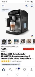Philips latte go tekoop!, Ophalen, Afneembaar waterreservoir, Koffiemachine, Koffiebonen