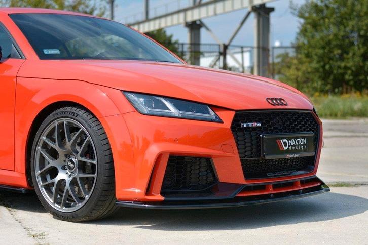 Maxton Design Spoiler Lip Splitter Voor Audi TT RS, Auto diversen, Tuning en Styling, Ophalen of Verzenden