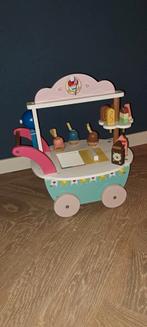 Houten Ijscokar met Accessoires, Ophalen of Verzenden