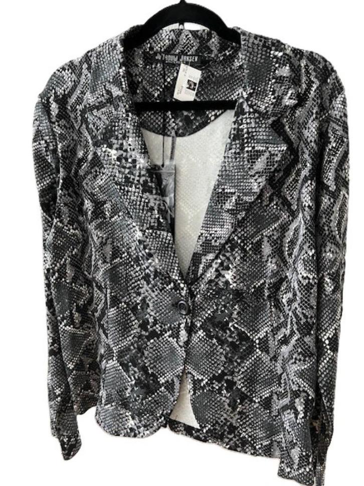 Nieuw Juffrouw Jansen Amsterdam jasje XXL snake jacket, Kleding | Dames, Jasjes, Kostuums en Pakken, Nieuw, Jasje, Maat 42/44 (L)
