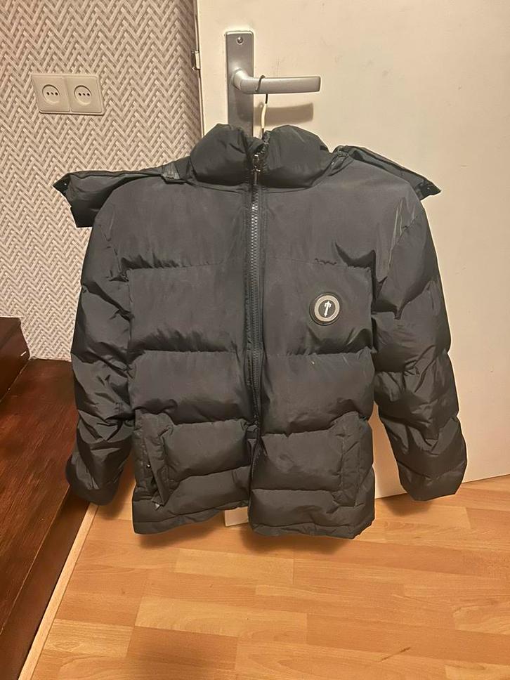 trapstar jas, Kleding | Heren, Jassen | Winter, Zo goed als nieuw, Zwart, Ophalen of Verzenden