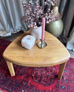 Bijzettafel brutalist-stijl blank eiken hout vintage, Ophalen