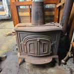 Houtkachel / Openhaard met pijp en toebehoren, Ophalen, Gebruikt, Onbekend, Vrijstaande haard
