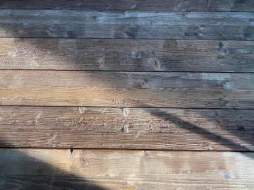 SLOOPHOUT gebeitst. Ruime voorraad planken - beschikbaar voor biedingen