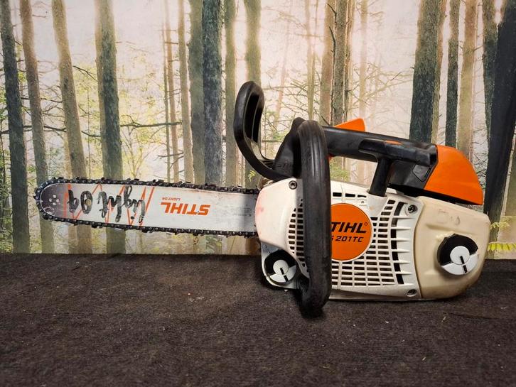 Stihl kettingzaag ms 201 TC tophandle, Tuin en Terras, Hand-tuingereedschap, Gebruikt, Ophalen