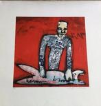 Grote zeefdruk Henk Schiffmacher: “Herman Brood RAP”, Antiek en Kunst, Kunst | Litho's en Zeefdrukken, Ophalen