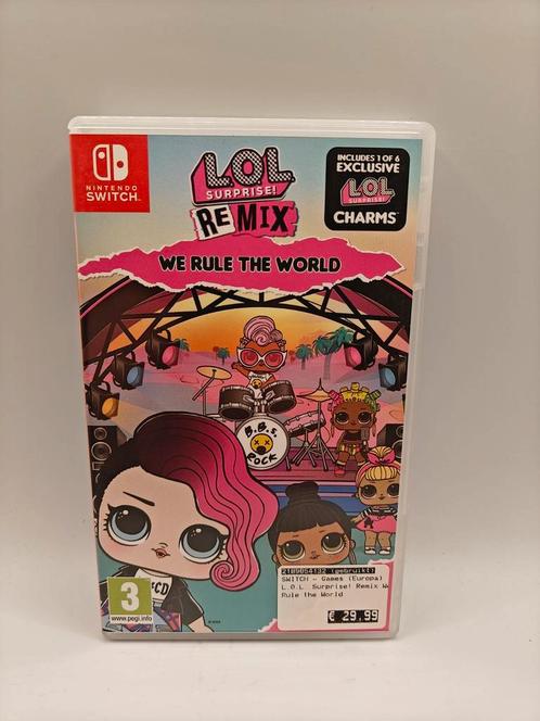 Lol surprise remix we rule the world Nintendo switch, Spelcomputers en Games, Games | Nintendo Switch, Zo goed als nieuw, Vanaf 3 jaar