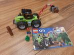 LEGO 60181 Forest Tractor  Bosbouwvoertuig met grijparm, Ophalen of Verzenden, Zo goed als nieuw, Complete set, Lego