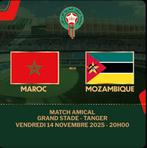 Marokko - Mozambique, 2 tickets te koop 14 nov., Tickets en Kaartjes, Twee personen