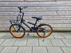 Kinderfiets 16 inch - Zwart met oranje accenten, Ophalen, Onbekend, 16 inch, Handrem