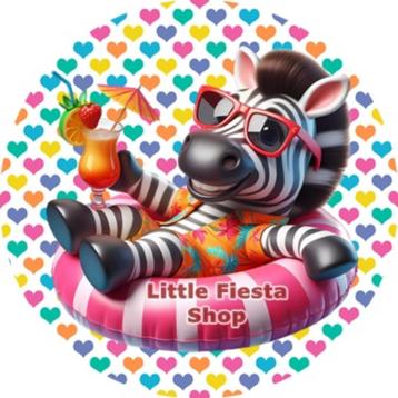 LF3974 ouwel zwemring zebra 20x4,7cm eetbare cupcake rondjes beschikbaar voor biedingen