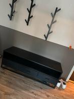 Strak TV-kastje met lades tv meubel metaal zwart, Huis en Inrichting, Ophalen, Gebruikt, 150 tot 200 cm, Minder dan 100 cm