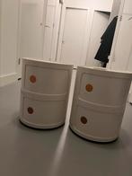 2x Sklum Babel Nachtkastjes - Gebroken Wit, Ophalen, Kunststof, Gebruikt, Minder dan 45 cm